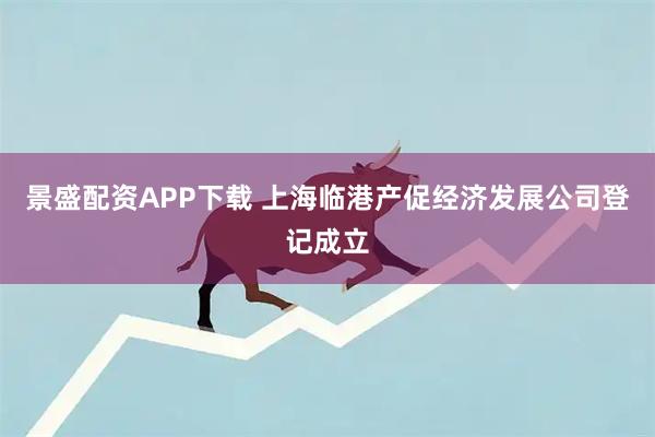 景盛配资APP下载 上海临港产促经济发展公司登记成立